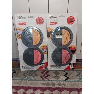 Disney Dash Removable‎ Waffle Plates Mickey Minnie Donald Daisy MultiMaker Mini